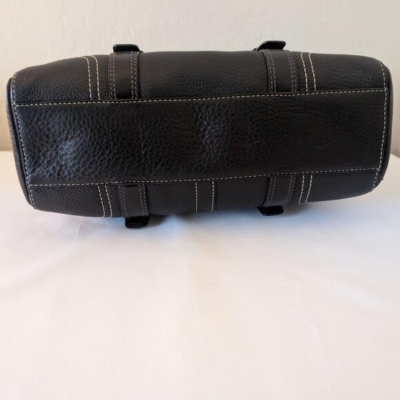 Coach Chelsea Black Pebbled Leather Satchel - Picture 3 of 8